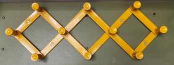 Yellow Accordion  Wall Hanging Melamine Rack