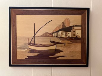 Inlay Wooden Wall Art - Made In Italy