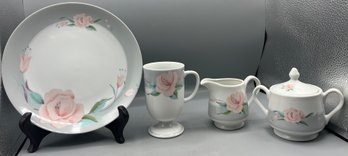 Saltera Victorian Rose Tableware Set - 20 Pieces Total