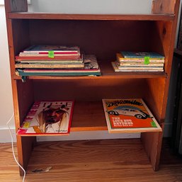 2 Shelf Wood Bookcase