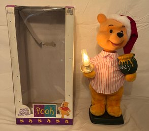 Telco Creations 1995 Motion-ettes Winnie The Pooh Animated Illuminated Christmas Display Figure Box Included