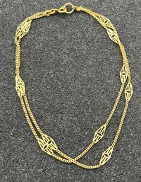 18K Gold Double-strand Bracelet - 4.1 Grams