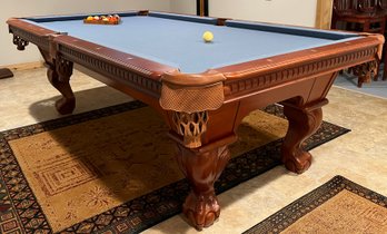Cannon Solid Wood Pool Table With Accessories Included