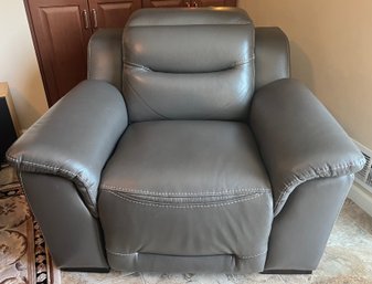 Jason Furniture Leather Cushioned Power Dual Function Recliner Arm Chair