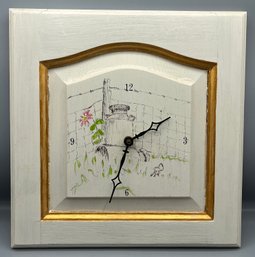 Decorative Wooden Battery Operated Wall Clock