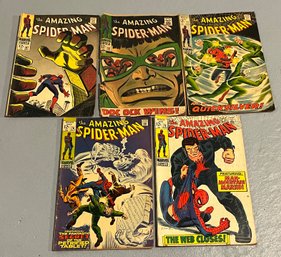 Marvel The Amazing Spider Man Comic Books - 5 Total