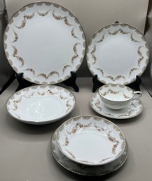 Noritake Denise Pattern China Set - Made In Japan - 91 Pieces Total