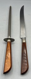 Washington Forge Sheffield Knife & Sharpener - 2 Pieces Total - Made In England