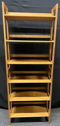 Wooden Stackable Foldable 2-piece Bookcase - 2 Piece Lot