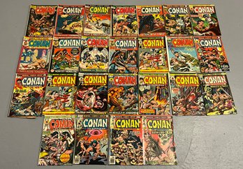 Marvel Conan The Barbarian Comic Books - 25 Total