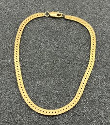 14K Gold Mens Herringbone Bracelet - 4.5 Grams Total