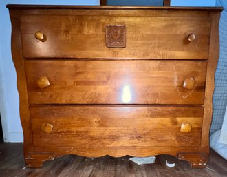 Virginia House Maple By Lincoln Industries 3 Drawer Dresser 1940s
