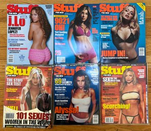 Stuff For Men Collectible Magazines - 6 Total
