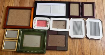 Assorted Lot Of Picture Frames- Lot Of 9