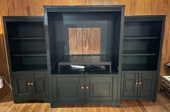 Solid Wood 3-piece Entertainment Center