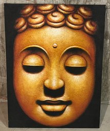 Textured Oil On Canvas Framed - Buddha
