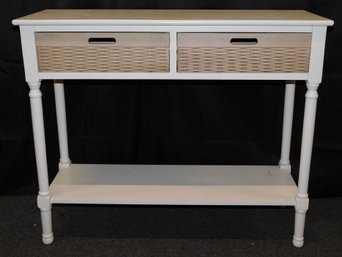 Wooden 2-drawer Entryway Table