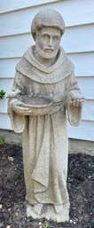 St. Francis Friar Resin Lawn Statue