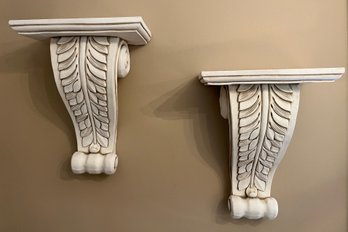 Decorative Resin Wall Sconces - 2 Total