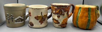 Assorted Lot Of Mugs - 4 Total