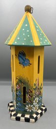 Hand Painted Wooden Butterfly House