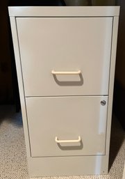 Metal 2-drawer File Cabinet - Key Not Included