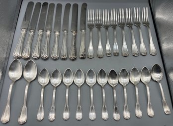 Reed & Barton Silver Plated Flatware Set - 29 Pieces Total