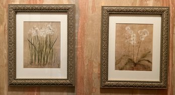 Cheri Blum Framed Floral Prints -2 Total