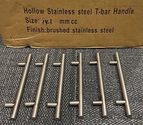 Hollow Stainless Steel T-bar Handles - 201 Total