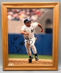 Andy Stankiewicz Autographed Framed Picture  8x10