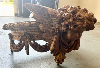 Decorative Cherub Style Resin Wall Sconce