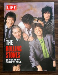 Life - The Rolling Stones Hard Cover Book - 50 Years Of Rock N Roll