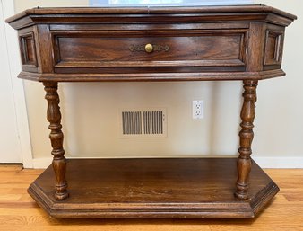 Thomasville Wooden Sideboard With Extender