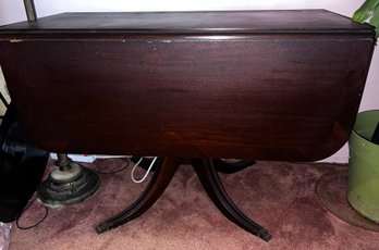 Mahogany Stained Drop Leaf Table