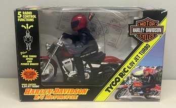 1993 TYCO 6.0V Harley Davidson R/C Motorcycle - BOX INCLUDED