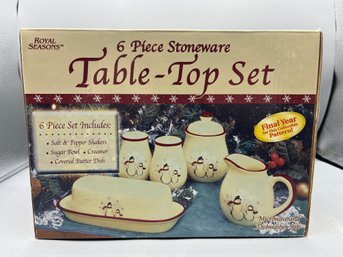 Royal Seasons Stoneware Table Top Set -