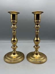 Baldwin Brass Candlesticks - 2 Total - Forged In USA