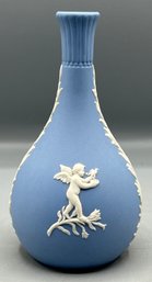 Wedgwood Blue Jasperware Bud Vase - Made In England