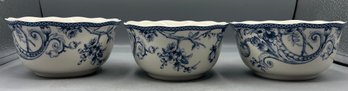 222 Fifth Adelaide Blue & White Bowl Set - 3 Total