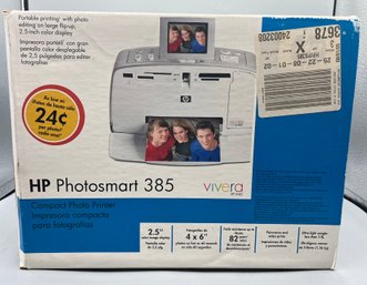 HP Photosmart 385 Picture Printer - NEW In Box