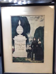 Nathaniel Currier Art Print In Memory Of Edward Hughes
