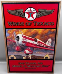 Wings Of Texaco 1930 Travel Air Model R 'mystery Ship' 5th In Series Die Cast Metal Coin Bank