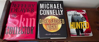 Fiction Books Lot Of 3 (james Patterson, Jeffrey Deaver, & Michael Connelly)