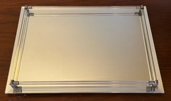 Godinger Silver Art Co. Glass Mirrored Vanity Tray