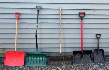 Assorted Lot Of Snow Shovels - 5 Total