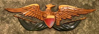 Sexton Metal American Eagle Wall Plaque