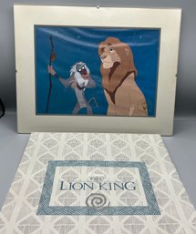 Disney 1995 The Lion King Exclusive Commemorative Lithograph