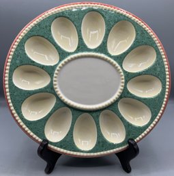 Pfaltzgraff Stoneware Deviled Egg Platter