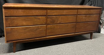 MCM Wooden 9-drawer Dresser