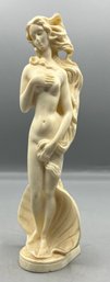 Vintage Cast Resin Figurine - Made In Italy - The Birth Of Venus
